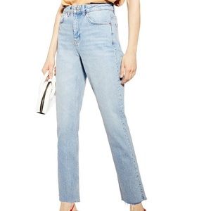 Topshop moto straight jeans
